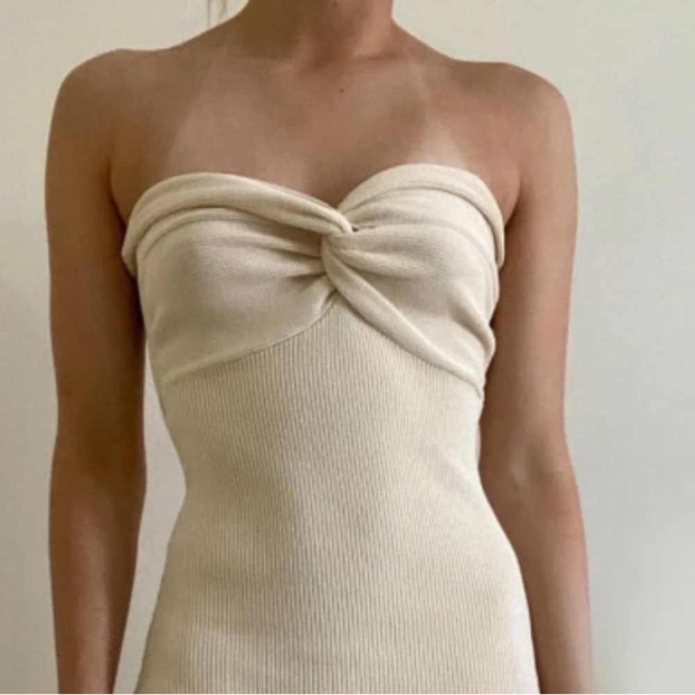 Strapless Tube Sweater Knit Bandeau Top NWOT S/4/6 Zara Urban Outfitters Vici
